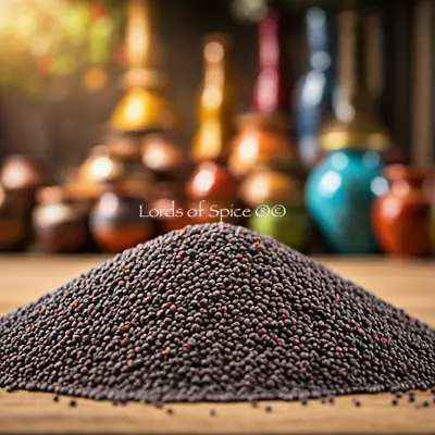 Black Mustard Seed Bulk Seasoning Herbs & Spice Culinary Delight USA - Image 1 of 3