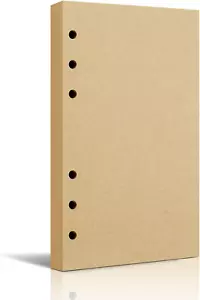 6-Ring A6 Binder/Planner Refill Paper 6 Hole Blank Vintage Refillable Paper - Picture 1 of 11