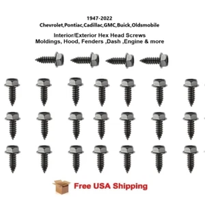 For 2017-2022 XT5 Interior/Exterior Mldg, Dash, Engine, Body Trim Screws 25pcs - Picture 1 of 3
