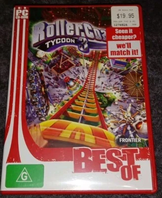 RollerCoaster Tycoon 3 PC CD-ROM Computer Game disc is in excellent condition... - Image 1 of 4
