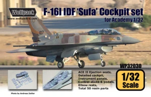 Wolfpack WP32030, F-16I IDF 'Sufa' Juego de cabina (para Academy 1/32), ESCALA 1/32 - Imagen 1 de 4