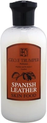 GEO.F. TRUMPER Geo F Trumper Spanish Leather Skin Food Pre and Post Shave Gel Lotion 200 ml Big