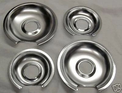 GB3 For GE Range Burner Drip Pans 2 WB32X10012 2 WB32X10013 - Image 1 of 1