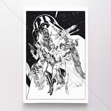 Star Wars Poster Canvas Movie Comic Art Print #7