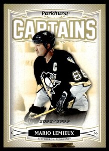 2006-07 PARKHURST CAPTAINS Mario Lemieux /3999 Pittsburgh Penguins #204 R120