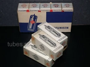Telefunken ECC83 12AX7 NUEVO EN CAJA SELLADO Producción temprana de Berlín cajas BW - Imagen 1 de 17