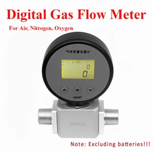 Gas Mass Portable Air Nitrogen Oxygen Flow Rate Meter Digital Gas Flow Meter - Picture 1 of 15