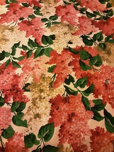 Vtg 1994 Cyrus Clark Co. Upholstery Fabric Floral Cotton "MONTAIGNE" 3/4 yd x55" - Picture 1 of 8