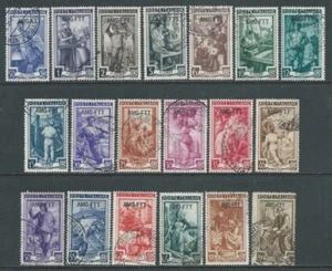 1950-54 TRIESTE A USATO LAVORO 19 VALORI - L16 - Foto 1 di 1