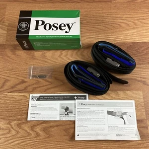 Posey 2792 Twice As Tough Locking Restraints Cuffs 1 Pair - Blue