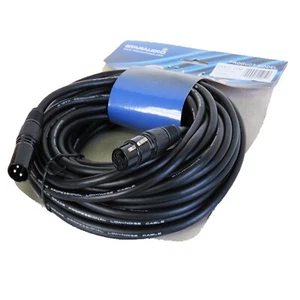 50ft 3-Pin Male Audio Cable to REAN 3 Pin Shielded XLR Female Cable Stereo Cord - Picture 1 of 19