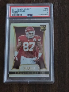 2013 Select Travis Kelce Prizm RC #242 PSA 9 Mint KC Chiefs - Picture 1 of 2