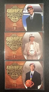 3 Card NBA Lot - 08-09 Fleet Hot Prospects Draft Night /499 - Gasol, Noah, Nash - Picture 1 of 4