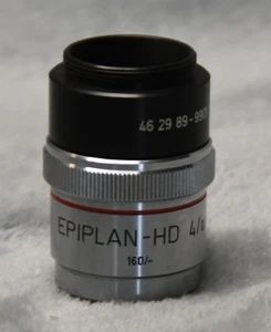 Objetivo microscopio Carl Zeiss Epiplan-HD 4/0,1 - Imagen 1 de 3