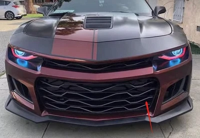 Parrilla LED de malla para parachoques delantero negro imprimación para Chevrolet Camaro 2010-2015 Foto 1 de 3