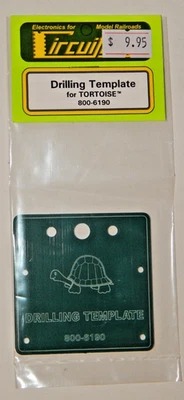 Circuitron #6190 Drilling Template for Tortoise  NEW - Image 1 of 2