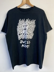 Swiss Army Band T-Shirt Schwarz Gr. Large Herren Merchandise Selten Tour Promo - Bild 1 von 8