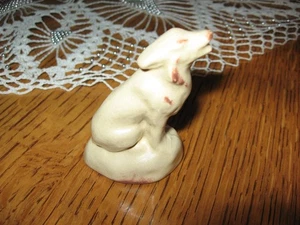 RARE Commemorative North Dakota School of Mines UND Art Pottery NDPCS Wolf 1992 - Bild 1 von 15