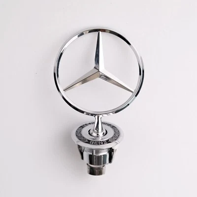 Fit For Mercedes-Benz S500 S550 S650 S600 Front Hood Star Emblem Mounted Badge - Image 1 of 4