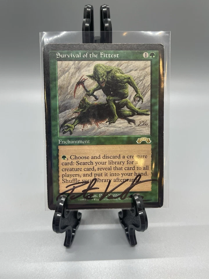 MTG Survival Of The Fittest Exodus Artist Pete Venters Autographed (#2) - Image 1 of 4