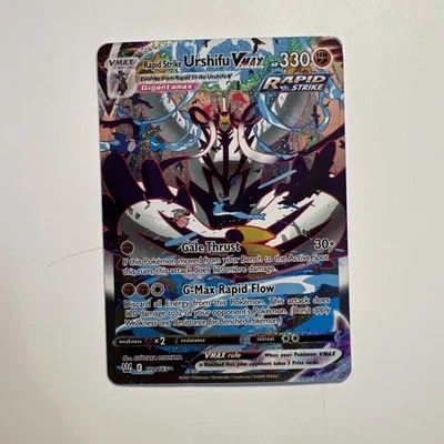 Rapid Strike Urshifu VMAX Alternate Art Secret 170/163 SWSH05 Battle Styles - Image 1 of 2