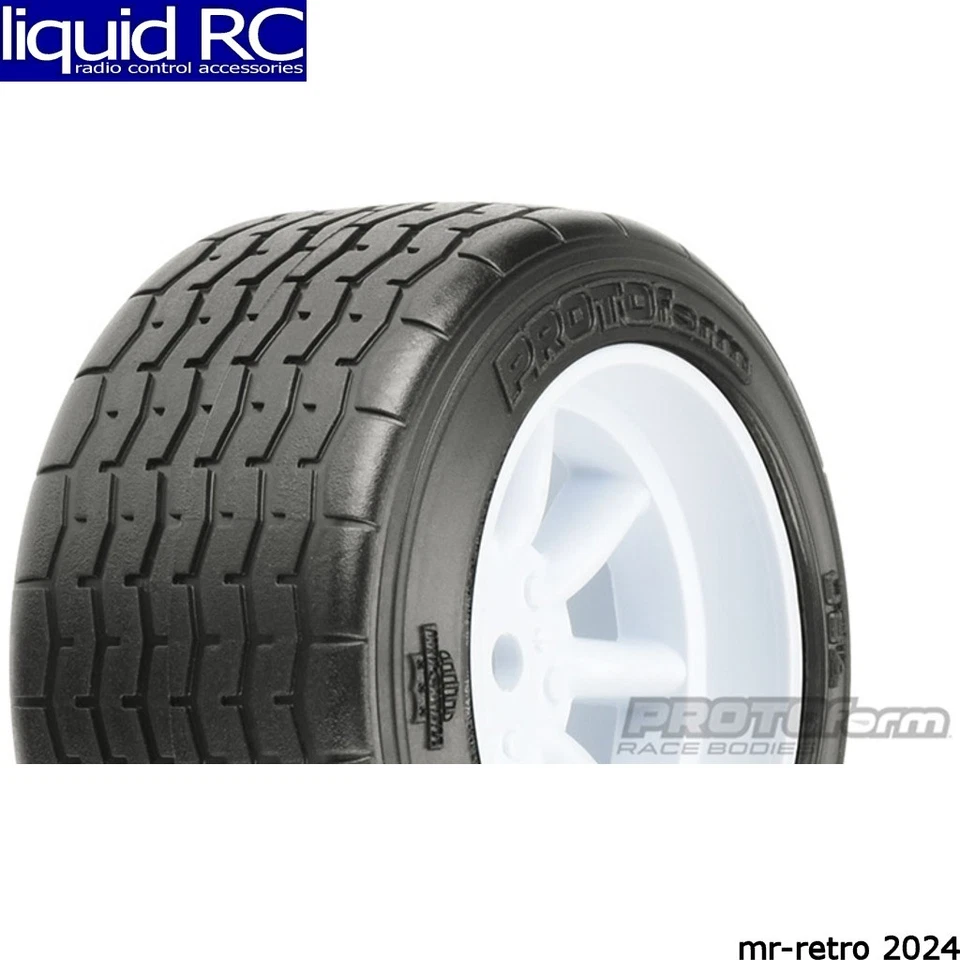 Pro-Line PRM1013917 VTA Rear Tire 31mm Mounted White Wheel - Image 1 of 1