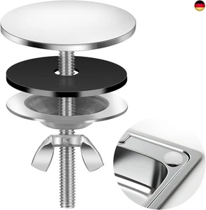 Edelstahl Wasserhahn Lochabdeckung,Küchen Lochabdeckung,5cm Spülbecken A - Bild 1 von 7