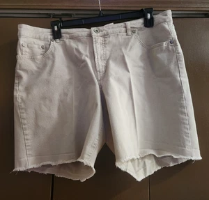 Faded Glory abgeschnittene Khakis 5 Taschen Shorts Übergröße 20W - Bild 1 von 9