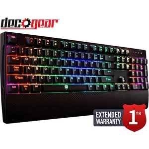 Deco Gear MECHBRD100 Mechanical Gaming Keyboard w/ 1 Year Extended Warranty - Picture 1 of 11