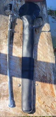 Espada, vaina, estuche grabado, banda de regimiento cadete VPI Highty Tighties 1973 Foto 1 de 4