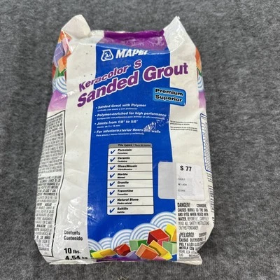 Bolsa de lechada lijada Mapei Keracolor Frost s77 10 lb Foto 1 de 4