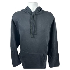 Herren Alternative Apparel Eco Cozy Fleece Pullover Hoodie Ultra Soft (Schwarz) - Bild 1 von 7