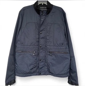 Coach Men’s Jacket XL Navy Utility Style Adjustable Waist Multiple Pockets UEC - Picture 1 of 16
