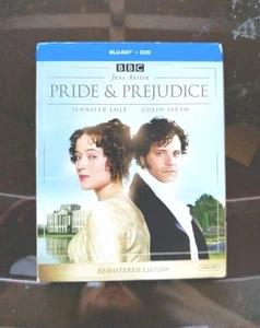 Jane Austen's Pride & Prejudice (Blu-ray/DVD, 1995) NEW With Slipcover - BBC - Picture 1 of 6