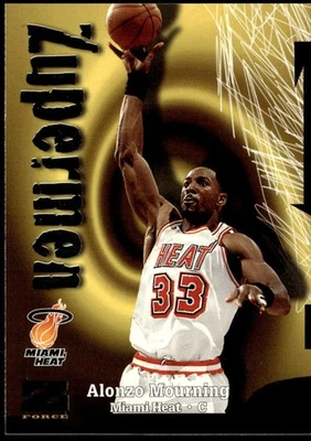 1997-98 SkyBox Z-Force #197 Alonzo Mourning E1 - Imagem 1 de 2