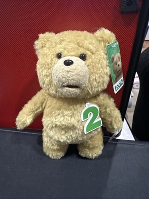 Ted 2: Talking Plush Tan Bear Doll 2014 NWT Tested Sound Works 8” Ted2 For Adult - Image 1 of 4