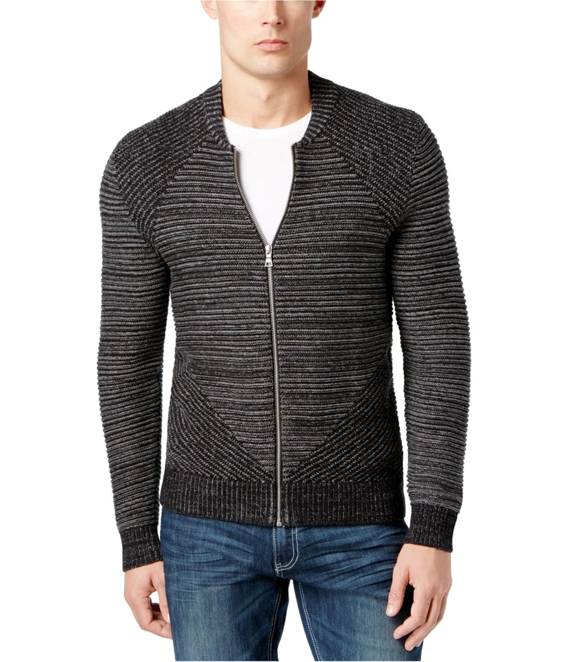 I.N.C Mens Variable Striped Cardigan Sweater - Image 1 of 1