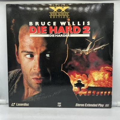 Die Hard 2 Die Harder Widescreen Edition Laserdisc Movie 1990 Bruce Willis  Foto 1 de 4
