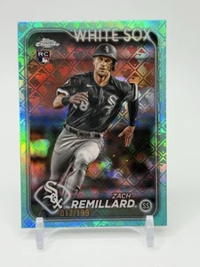 Logofractor cromado Topps 2024 #155 Zach Remillard RC Aqua/199 White Sox - Imagen 1 de 2