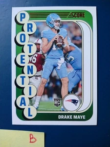 2024 Score Protential Red Drake Maye #2 New England Patriots Rookie RC - Picture 1 of 2