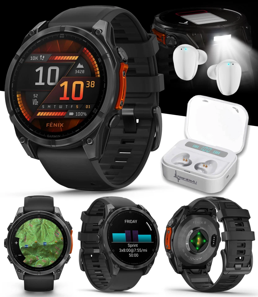Garmin Feni AMOLED 47mm Multisport GPS Watch 010-02904-00