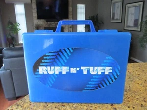 RUFF N TUFF 24 CAR CARRYING CASE  BULE PLASTIC  WORLD WIDE SHIPPING - Bild 1 von 5