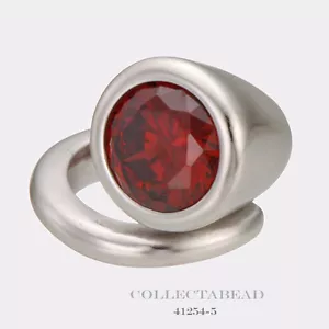 Authentic Endless Sterling Silver Garnet Snake Silver Bead 41254-5 - Picture 1 of 1