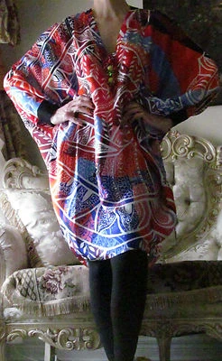 EMILIO PUCCI Pasarela Cristales/Piedras Multicolor Kaftan/Vestido IT 40, US 4-6, UK 8 Foto 1 de 4