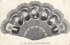 A. von Strom's Possen-Ensemble AK 1909 Musik Zirkus Varieté 2404494 - Bild 1 von 2
