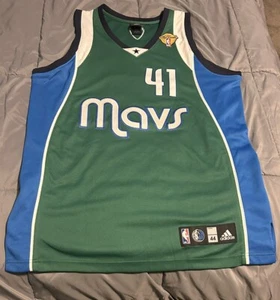 Adidas Dallas Mavericks Dirk Nowitzki Trikot mit dem NBA Finals Patch Gr. 44 - Bild 1 von 5