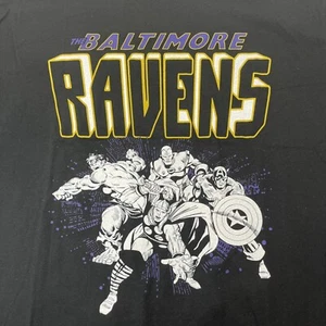 Marvel x Junk Food The Baltimore Ravens NFL Team Apparel Gr. Medium NEU - Bild 1 von 15