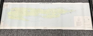 1993 Michigan Topographic Map 1:16 500 Scale Isle Royale National Park 57 inches - Picture 1 of 15