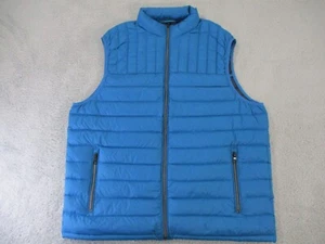 M&S Gilet Men's Large Feather Down Stormwear Bodywarmer Blue Marks & Spencer - Picture 1 of 17