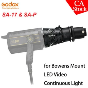 CA Godox SA-17 Adapter & SA-P Projection Attachment For VL150/300 SL-150/200II - Picture 1 of 12